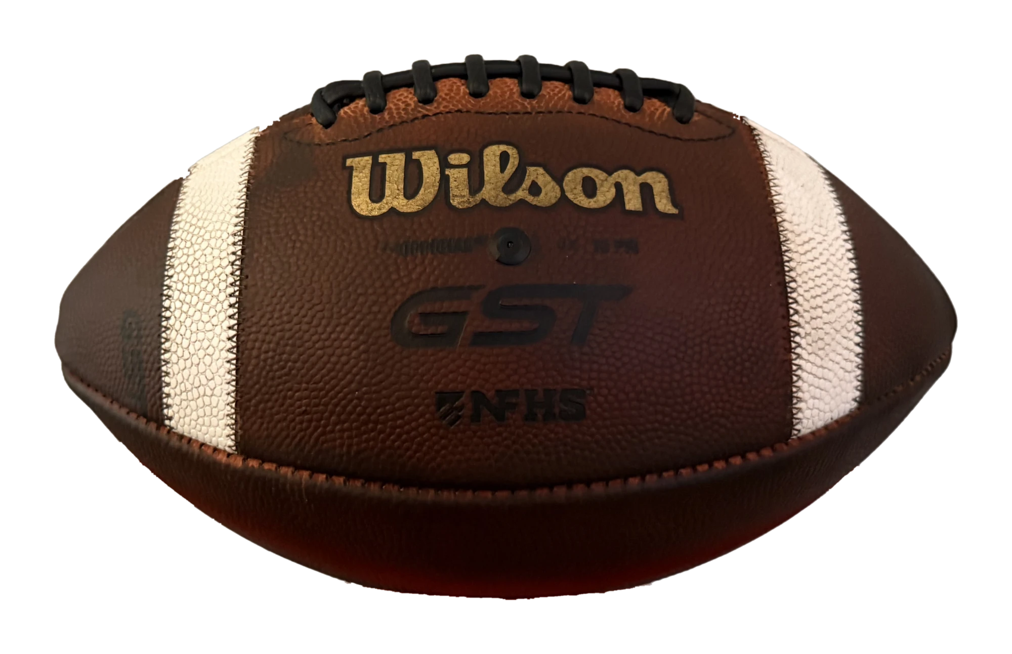 Fully prepped Wilson GST official size football