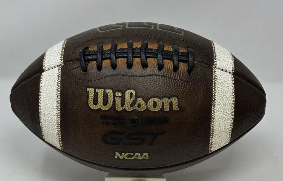 Fully prepped Wilson GST official size football